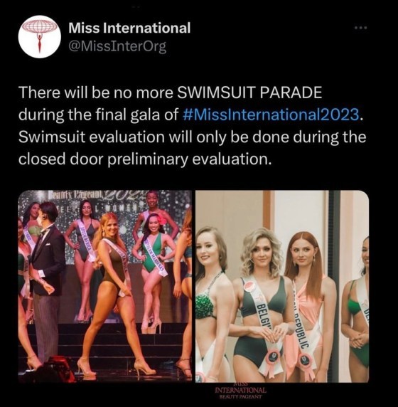 NO HABRÁ DESFILE EN TRAJE DE BAÑO EN LA FINAL DE MISS INTERNATIONAL