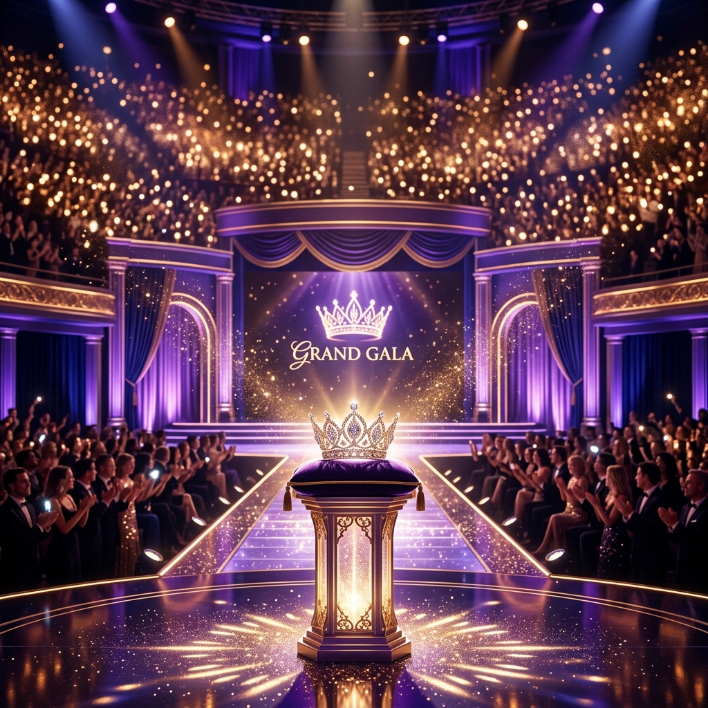 Corona y Escenario Oficial