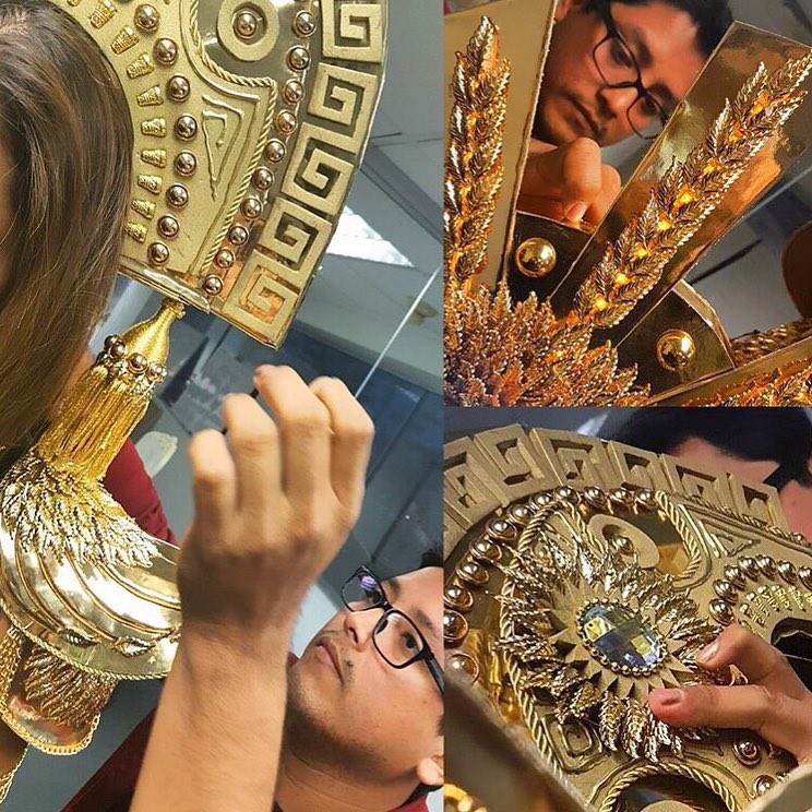 Adelanto de lo que será el traje típico de Miss Peru!