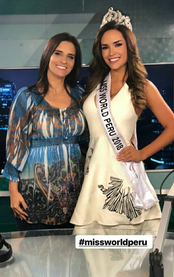primera entrevista a Estefani Mauricci como Miss Word Perú.