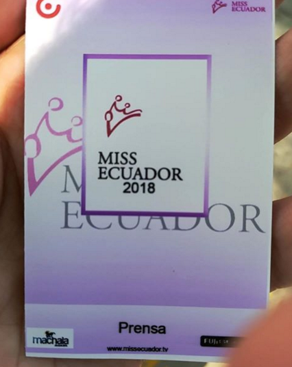 Cobertura Exclusiva del Miss Ecuador