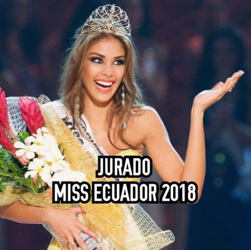 DAYANA MENDOZA ESTARA DE JURADO HOY EN EL MISS ECUADOR 2018