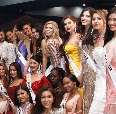 Varias candidatas en Miss Supranational 2018