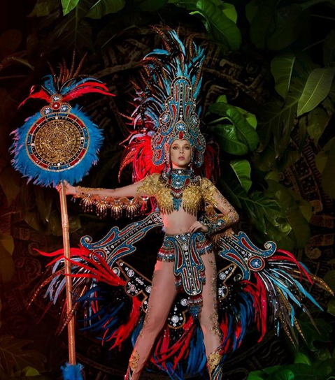 ESPECTACULAR NATIONAL COSTUME MISS SUPRANATIONAL MEXICO