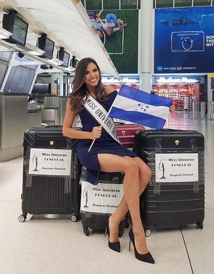 Miss Honduras y Bolivia rumbo a Tailandia