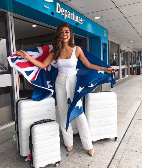 Miss Australia Universo rumbo a Tailandia #misaustralia #missuniverse