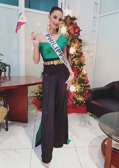 Catriona rumbo a Thailand #missphilippines #missuniverse