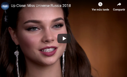 Video Entrevista Close Up - Miss Russia