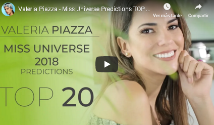 Las favoritas de la ex Miss Perú Valeria Piazza #missuniverse