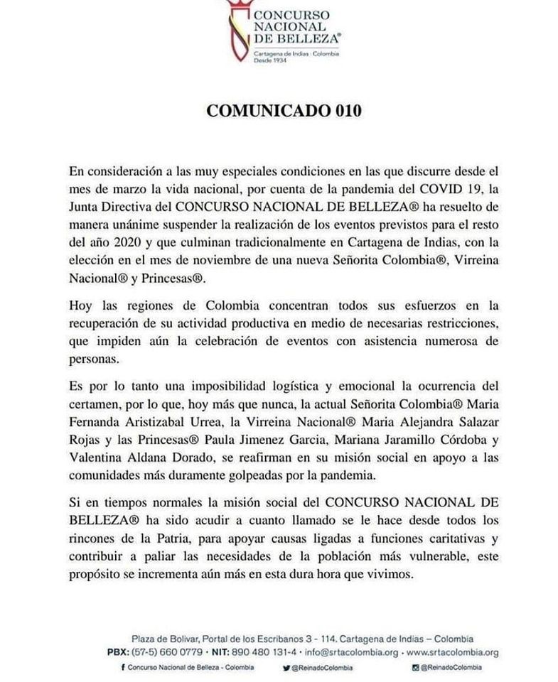 👑👑👑 ¡SUELTA LA SOPA! EL MAGNO EVENTO SE ACABA DE CANCELAR Y LAS REINAS CONTINUARAN EN SUS RESPECTIVOS CARGO HASTA NUEVO AVISO ¿OPINIONES AL RESPECTO?👑👑👑