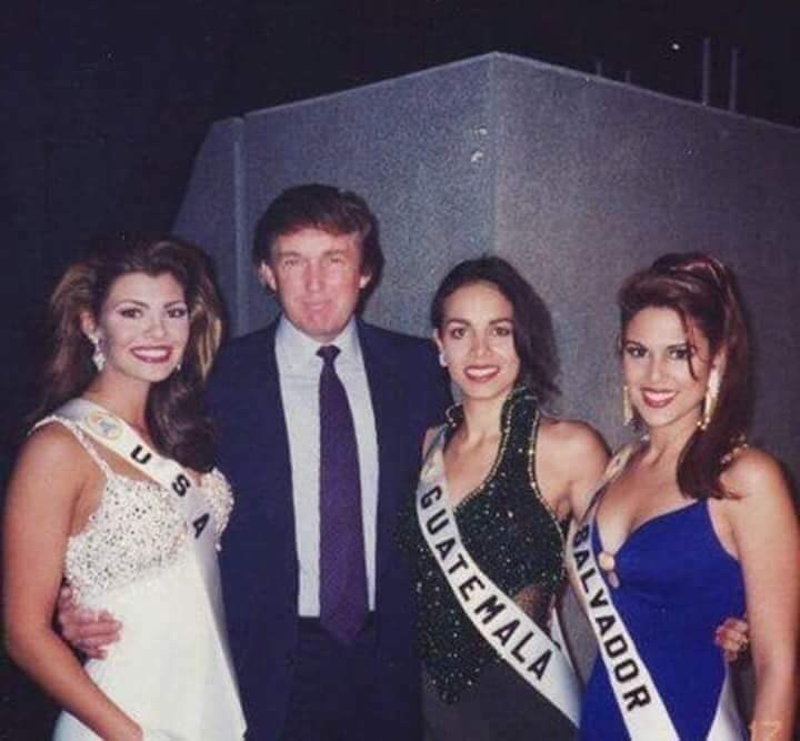 INTERESANTE - Próxima embajadora El Salvador conoció a Trump en concurso