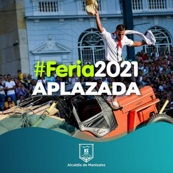 Por motivo de la pandemia queda aplazado el Reinado Internacional del Café 2021.