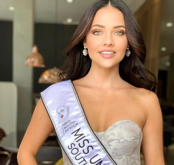 Miss Universo Sudáfrica 2020 Natasha Joubert lanza su campaña #DestinyDesigned