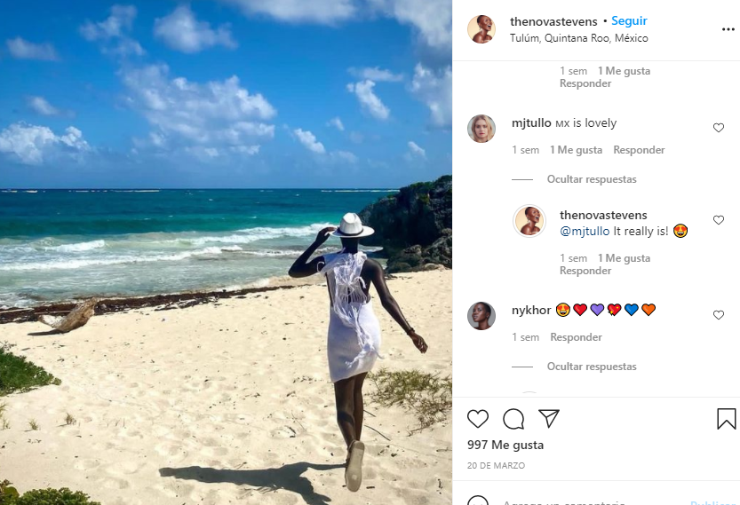 Nova Stevens "La novia de México" aplicando el secreto para el inminente MU 2020