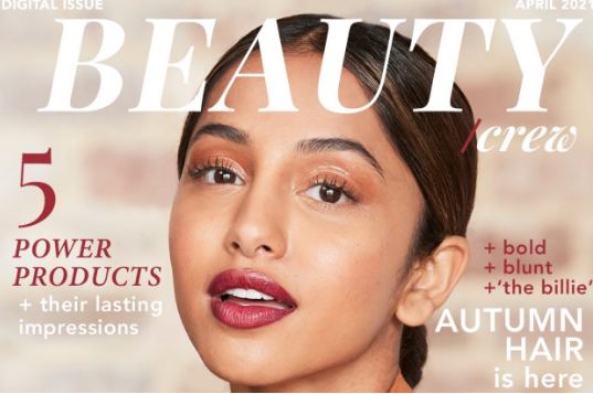 Crew de Are Media ha lanzado su edición digital de otoño con Elizabeth Arden como socios y presentando a Miss Universe Australia