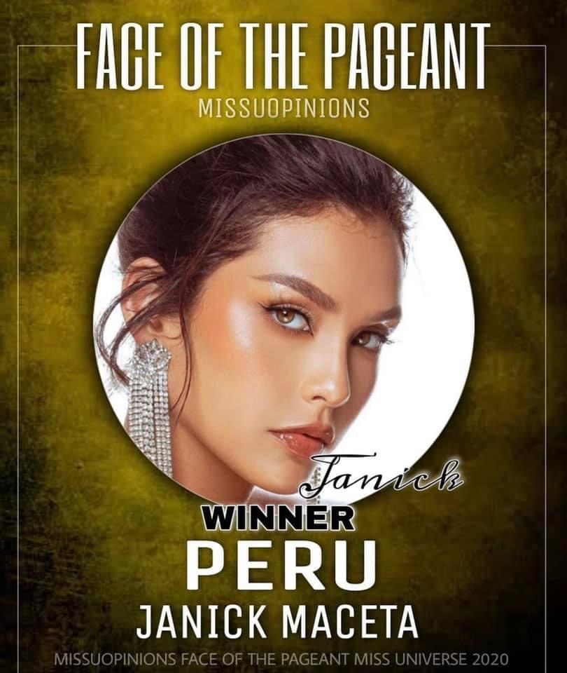 ||| MISS PERÚ 🇵🇪 JANICK MACETA ES BEAUTY OF THE YEAR 2020 (@REAL_PAGEANTOLOGY Y FACE OF THE PAGEANT BY @MISSUOPINIONS 🇵🇪✨ |||