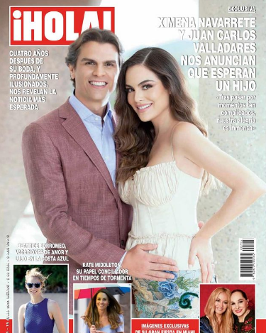 Ximena Navarrete, ex Miss Universo, anuncia que está embarazada