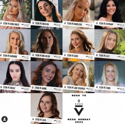 Conozca a las 13 participantes de Miss Norway Universe 2021 que se disputarán la corona hoy sábado 14 de agosto