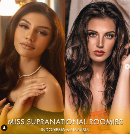 Roomies / Indonesia Y Namibia en Miss Supranational 2021