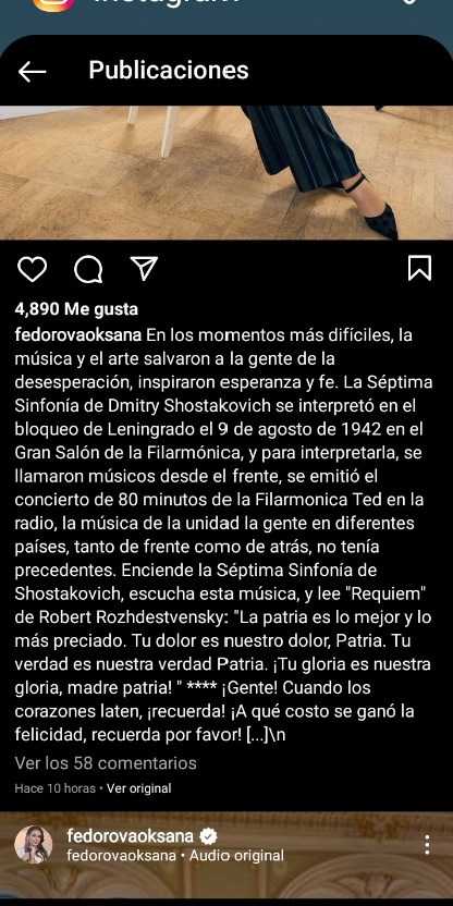 Le vale lo que digan unas marikts " LA PATRIA ES LO MEJOR Y MAS PRECIADO, TU DOLOR ES NUESTRO DOLOR, TU GLORIA ES NUESTRA GLORIA MADRE PATRIA"!!!! OXANA FEDOROVA