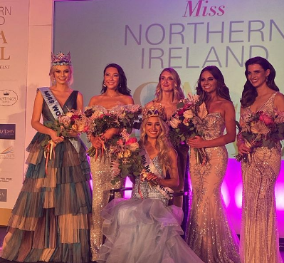 Daria Gapska coronada Miss Irlanda del Norte 2022