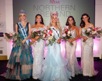 Daria Gapska coronada Miss Irlanda del Norte 2022