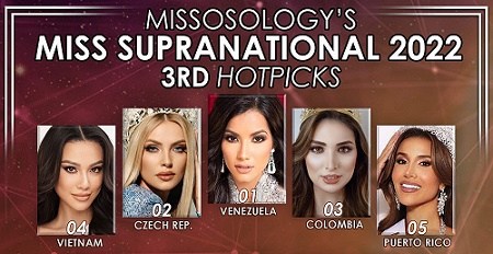 Camino a la corona de Miss Supranational 2022, Ismelys Velásquez de Venezuela encabeza las predicciónes