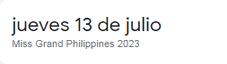 Miss Grand Philippines 2023