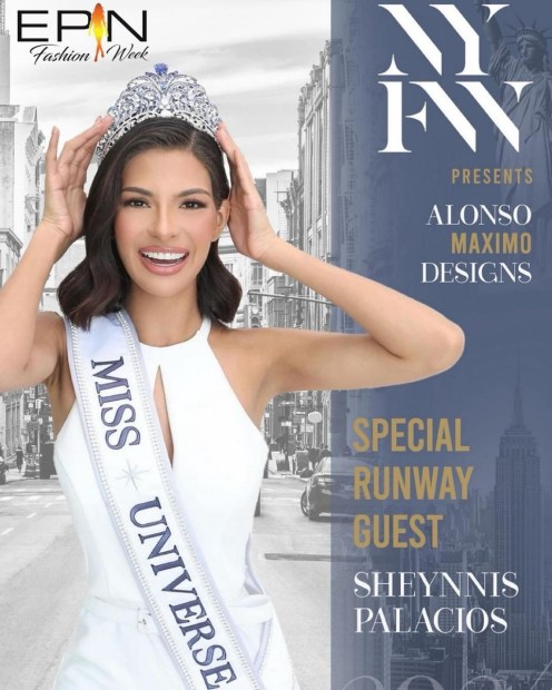 EXCITING EXCITING EXCITING NEWS!!!!! We are beyond thrilled to announce that THE Current Reigning Miss Universe; The STUNNING Sheynnis Palacios will be gracing OUR Runway at EPN NYFW as the VIP Guest Model for Ic.jpg