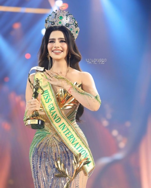 #MGI2024   #MissGrandInternational2024 CONGRATULATIONS.Page Facebook - มาลองดู ThailandYoutube - Malongdo channelTwitter - malongdo officialIG - malongdo_thailandTiktok - malongdo.#มาลองดูXนางงาม #มาลองดู #Malon (1).jpg