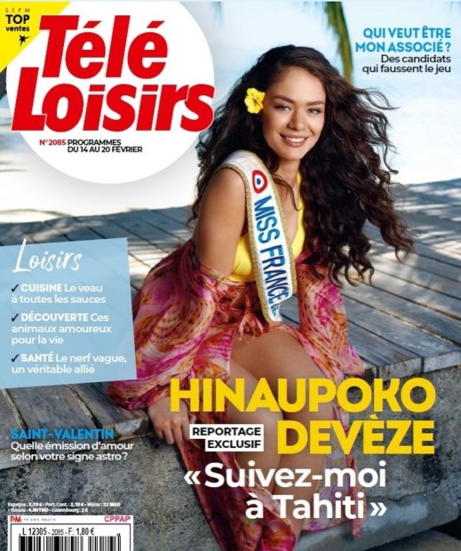 Hinaupoko Devèze, en couverture de @teleloisirsEn kiosque dès aujourd’hui !@hinaupokodevezeoff @.jpg