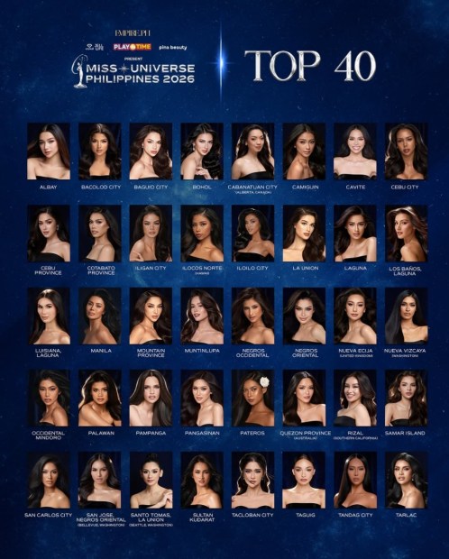 Pilipinas, here are your Top 40 Delegates. 👑✨Selected through a combination of public votes via.jpg